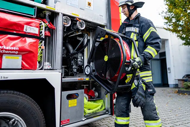 Featured image for “Latest Battery Fan Technology Opening Door for Evolution of Firefighting Tactics in Europe”