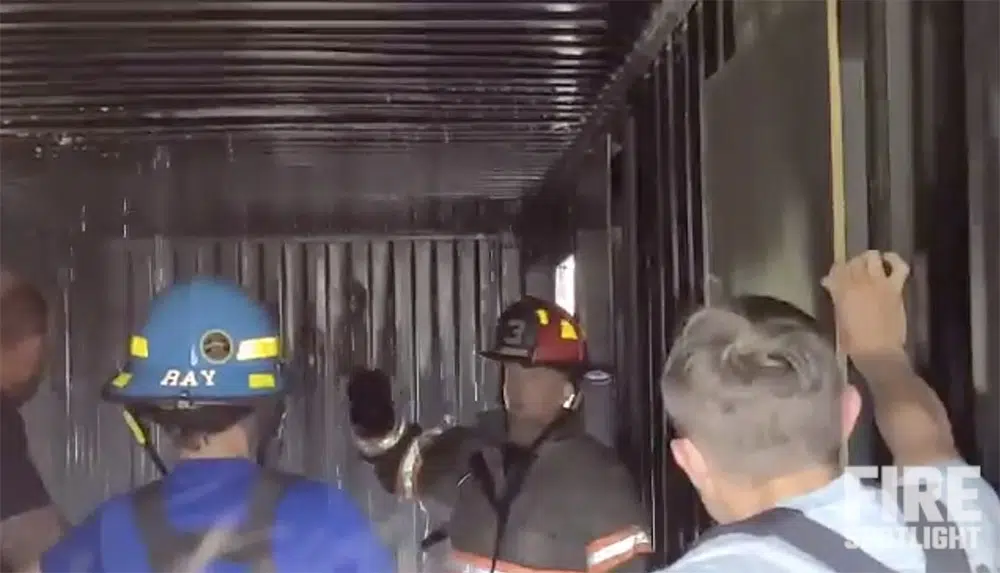 Featured image for “Firefighter Hose Training Techniques Using Shipping Container Training With Beaver Lane Fire & Rescue”