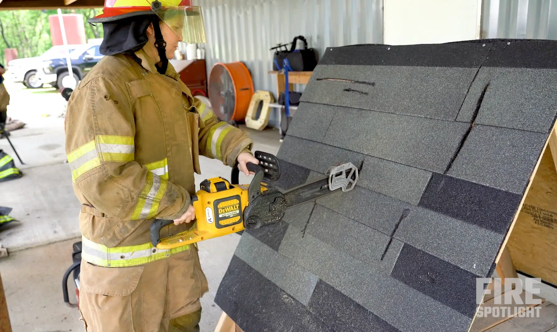 Featured image for “Firefighter Chainsaw Training Video Covers Basic Firefighter Roof Ventilation Cuts/Principles”