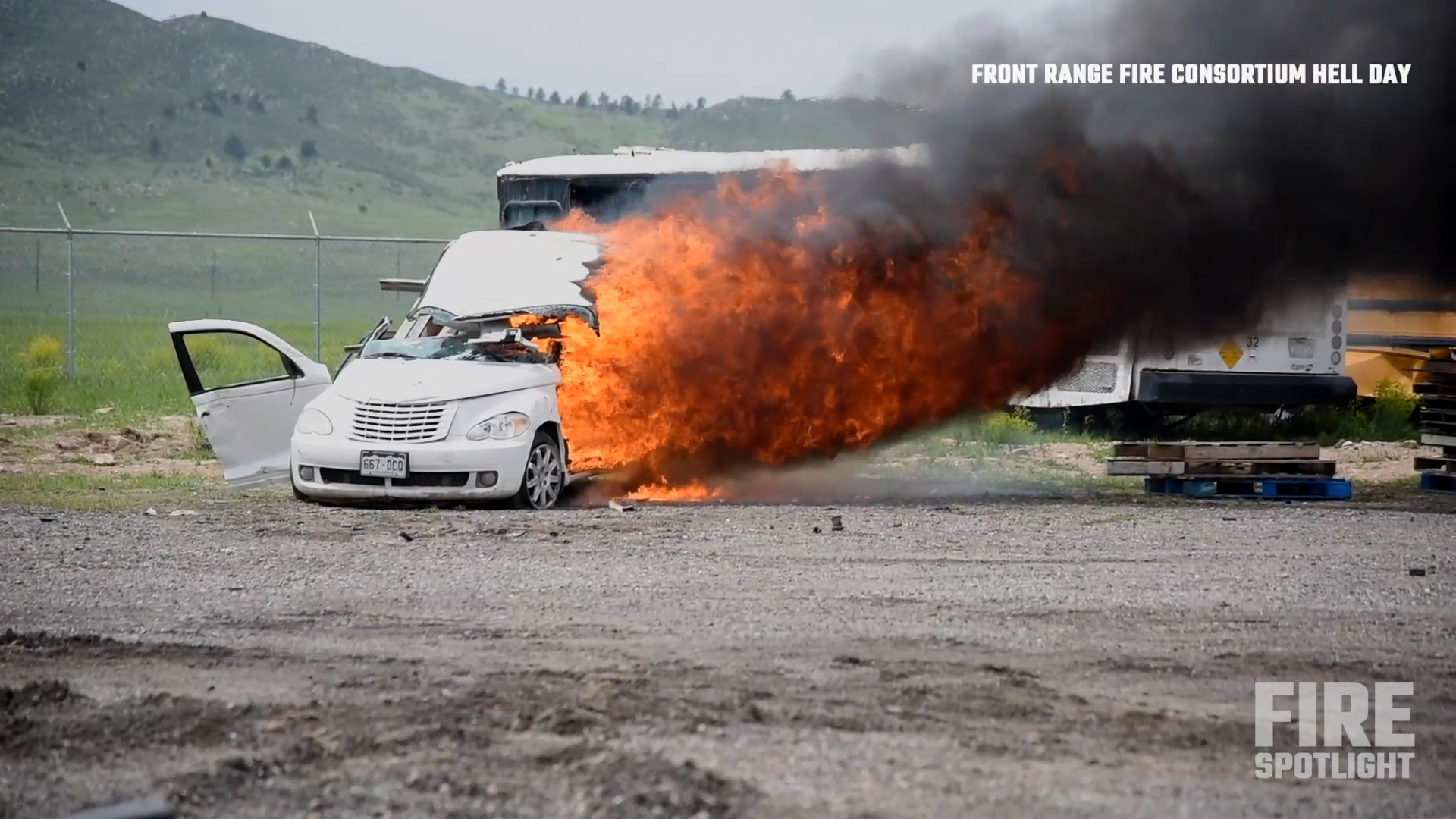 Featured image for “Firefighter Recruits Go Through Car Fire Training at Front Range Fire Consortium Academy”