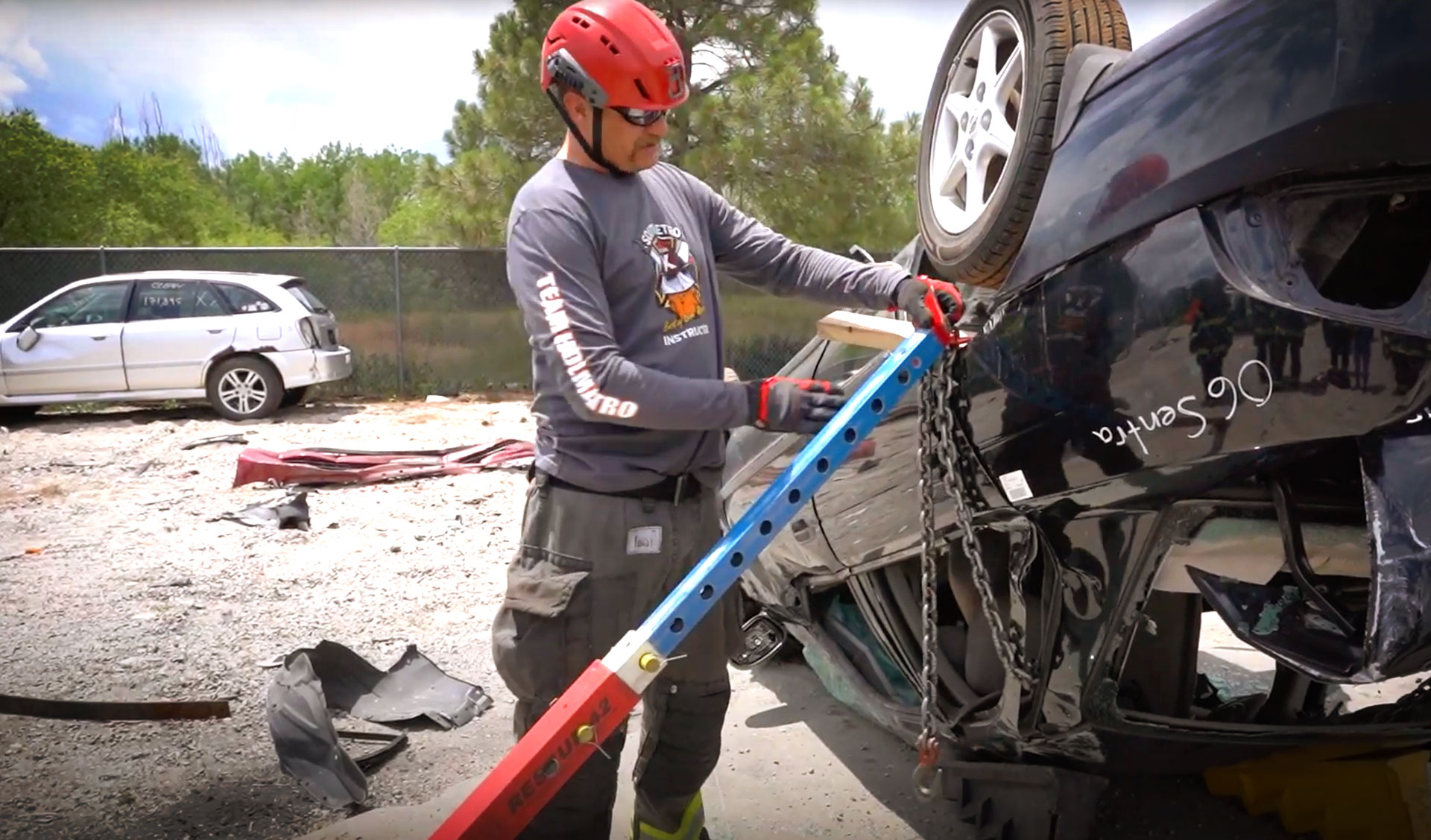 Featured image for “Firefighters Undergo Vehicle Stabilization Training Using Rescue 42 Struts”