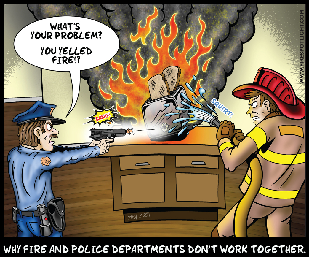 Featured image for “Why fire and police departments don’t work together”