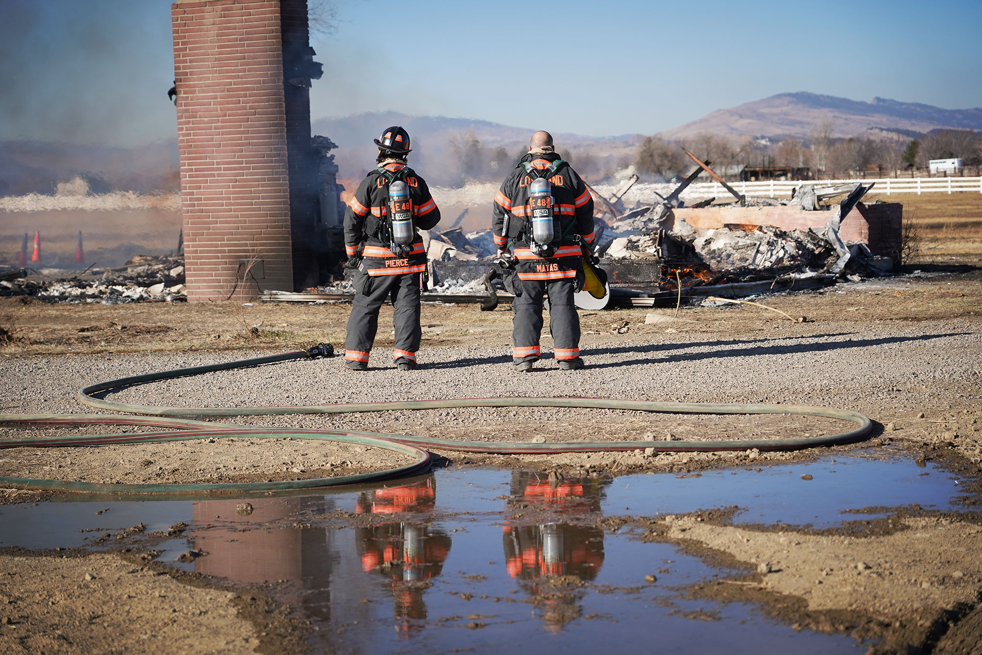 Featured image for “Controlled Structure Fire Goes to Plan”