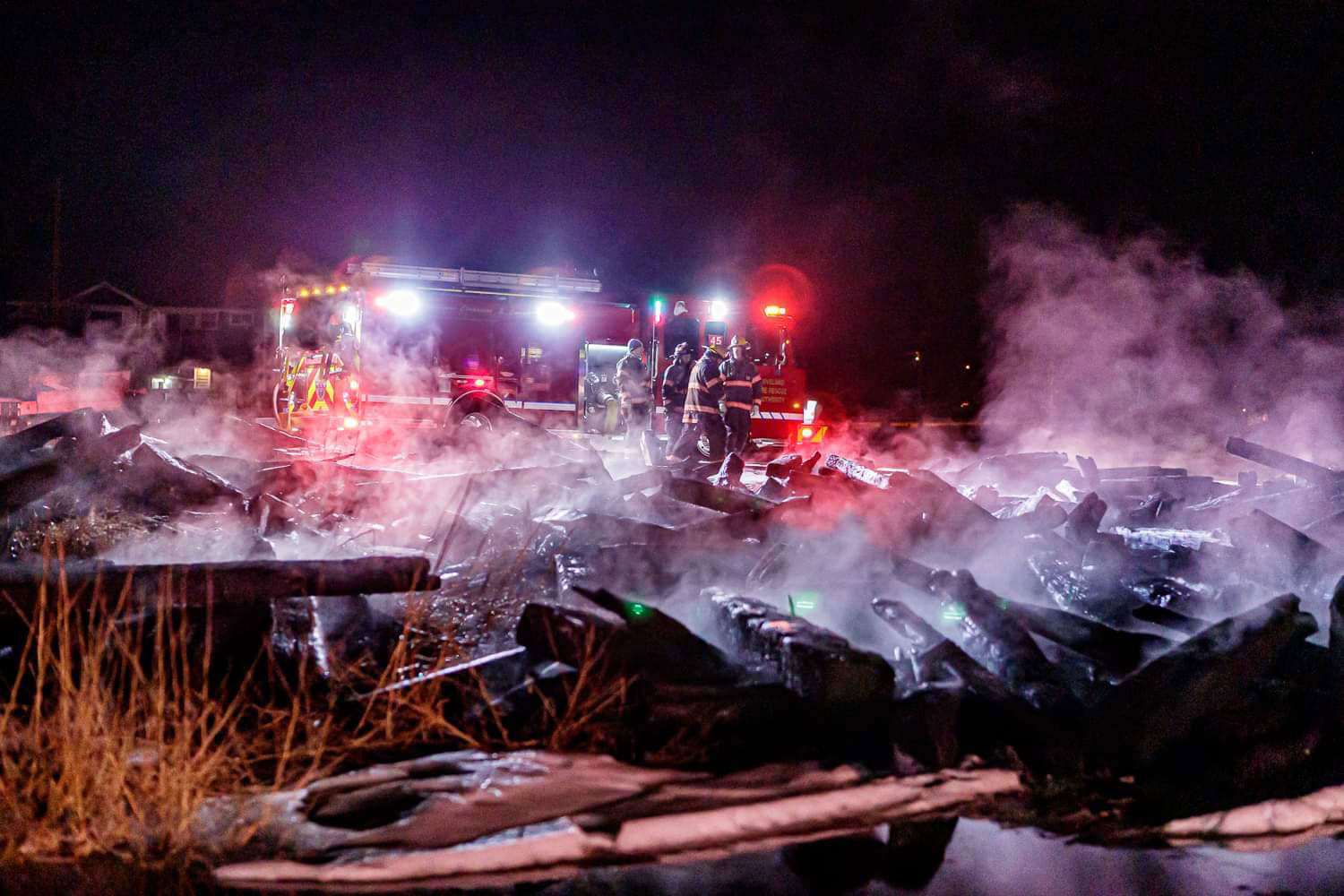 Featured image for “Railroad Tie Fire Extinguished”