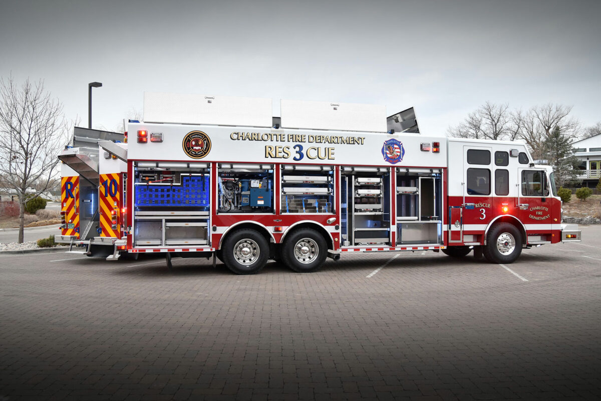 Charlotte Fire Department Ten House Truck ShowAndTell
