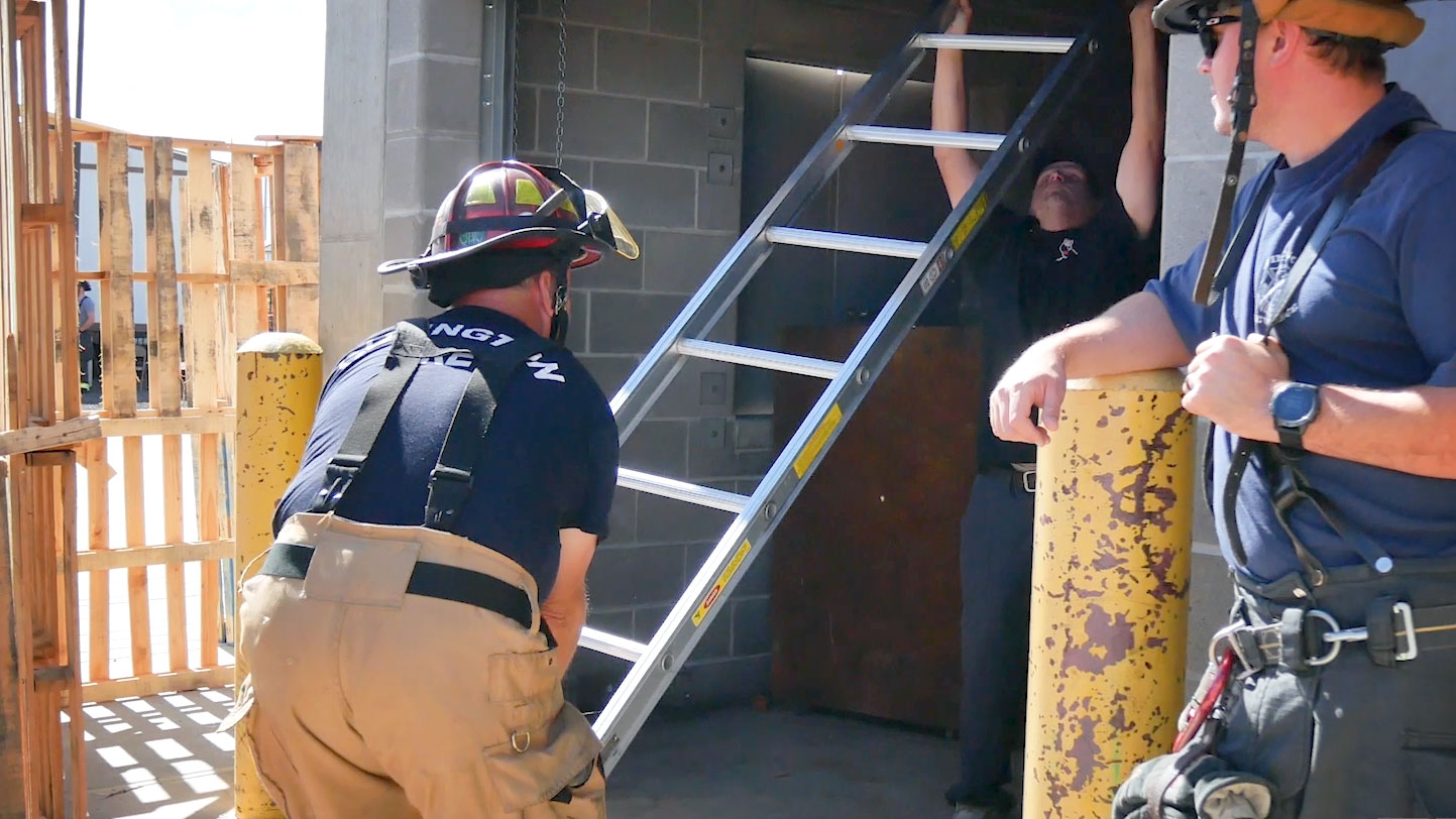 Featured image for “Over and Under Ladder Toss | Firefighter Ground Ladder Training”