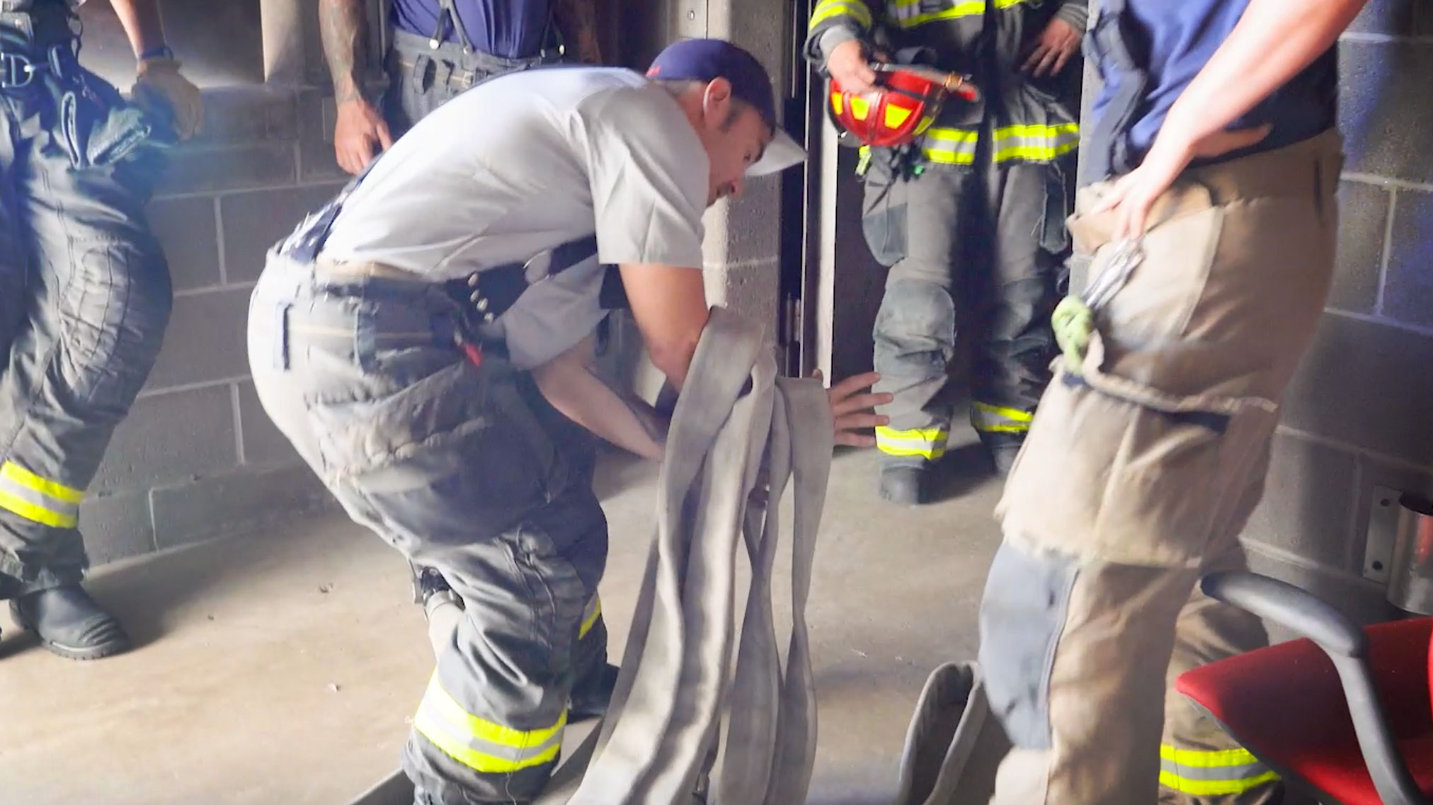 Featured image for “Fire Hose Deployment within a Condensed Space Training”