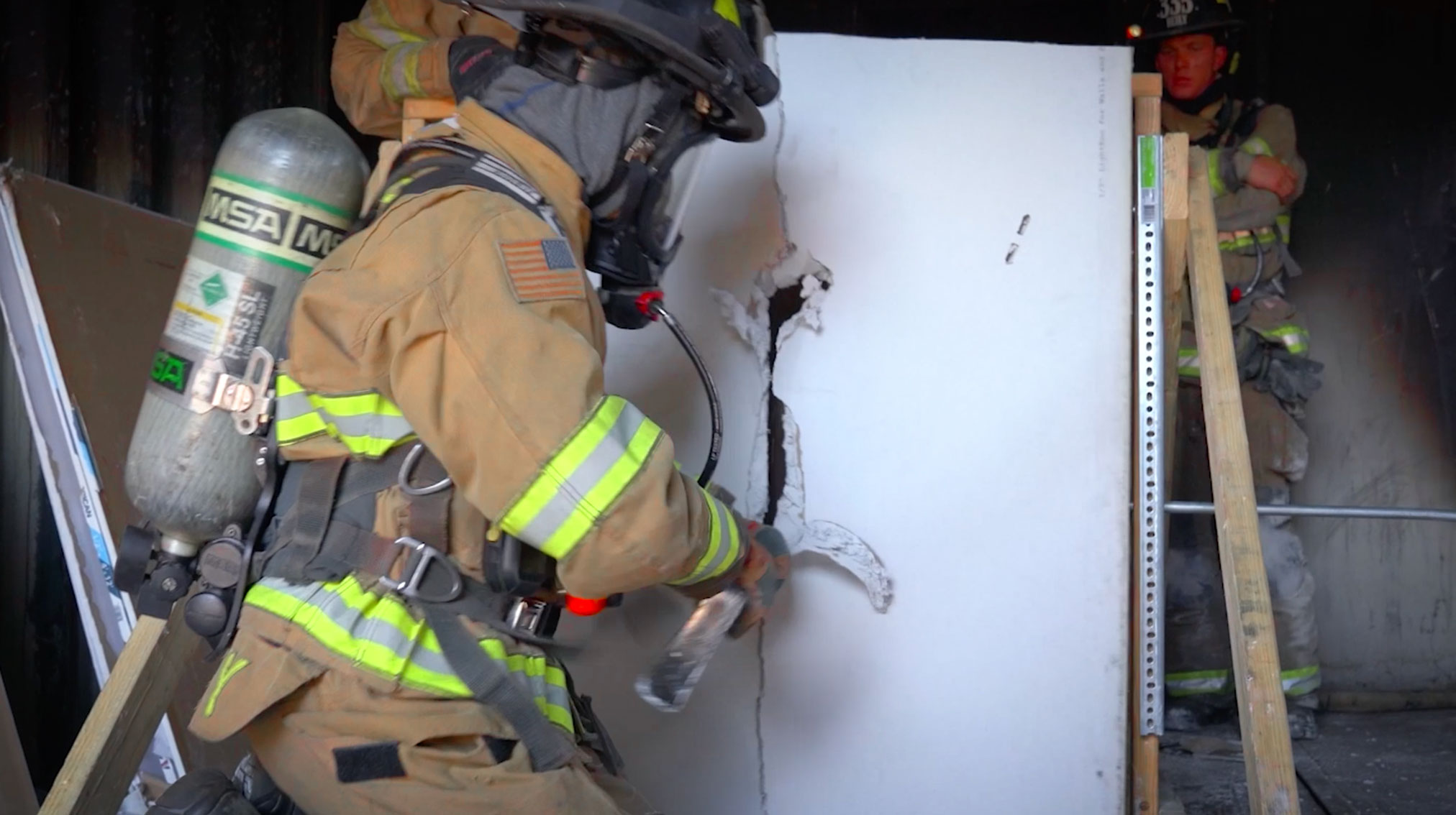 Featured image for “Firefighter Wall Breach | Structure Fire Training”