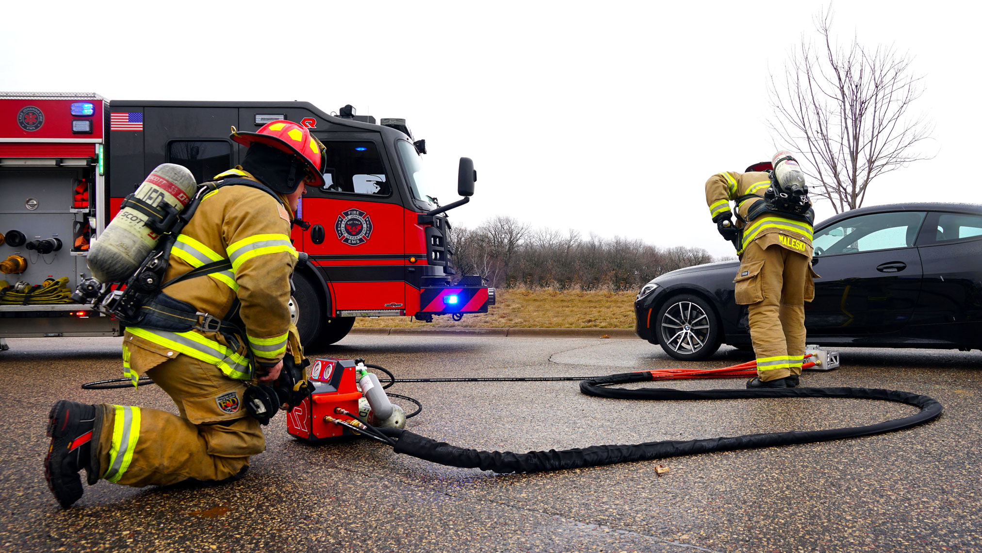 Featured image for “Rosenbauer Battery Extinguishing System Technology | BEST EV Fire Equipment”