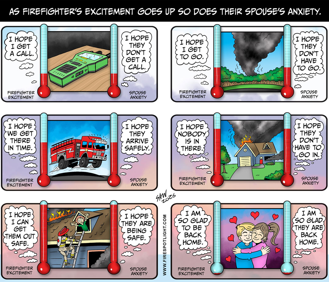 Featured image for “Firefighter Excitement VS Spouse Anxiety”