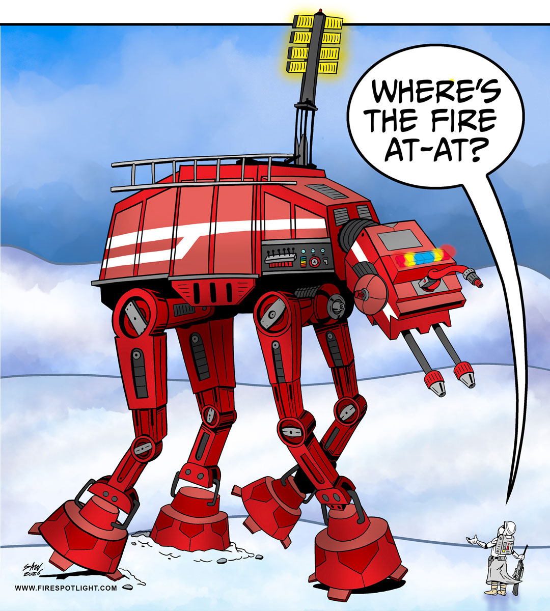 Featured image for “Where’s the fire AT-AT?”