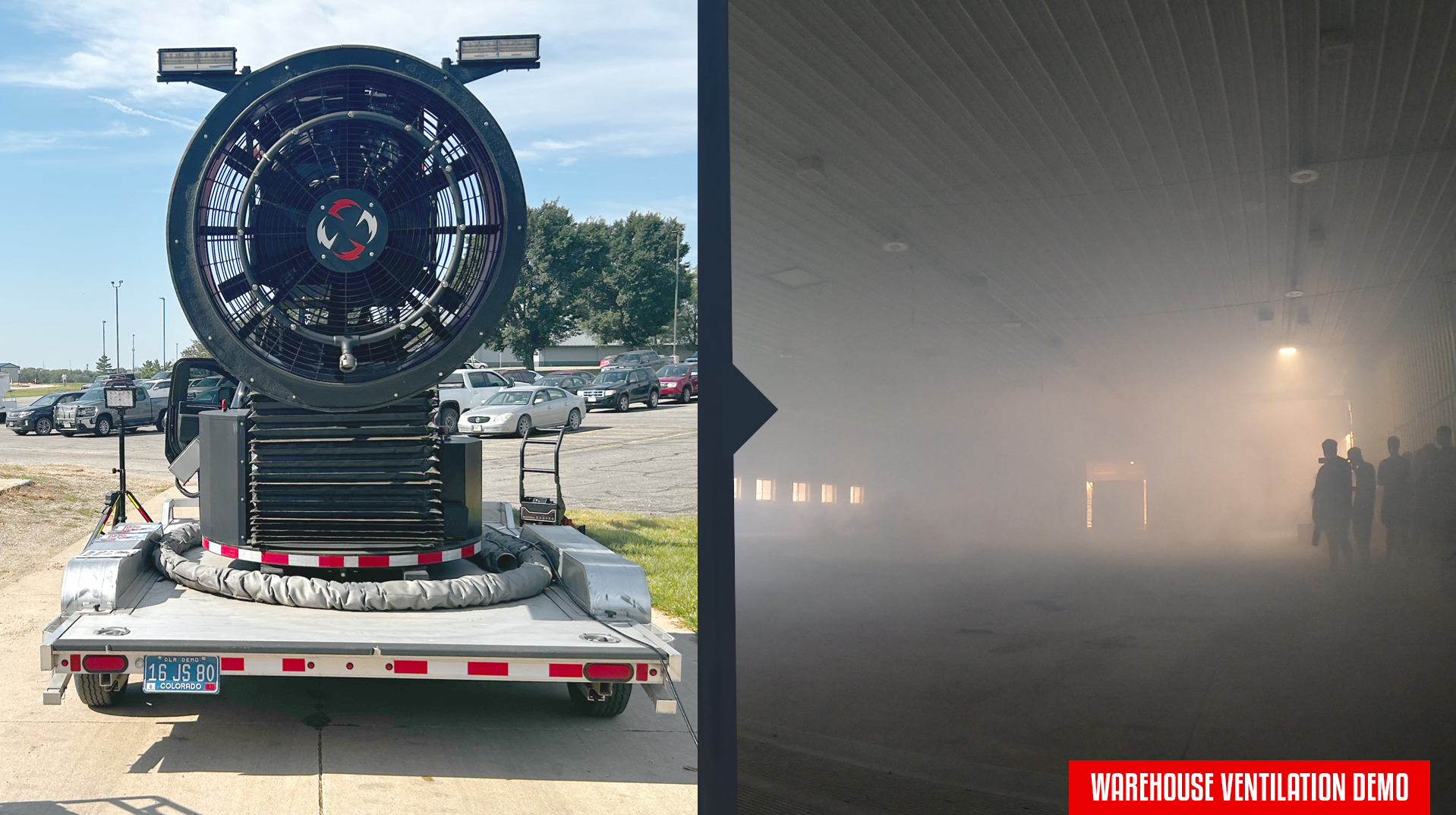 Featured image for “SVU Demo | Large-Scale Ventilator | Warehouse Emergency Ventilation”